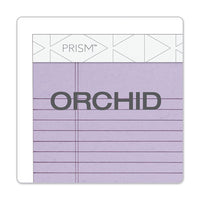 Prism + Writing Pads, Narrow Rule, 5 X 8, Pastel Orchid, 50 Sheets, 12-pack