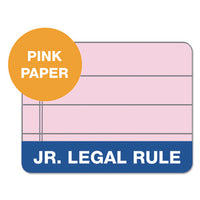 Prism + Writing Pads, Narrow Rule, 5 X 8, Pastel Pink, 50 Sheets, 12-pack