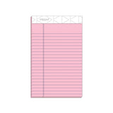 Prism + Writing Pads, Narrow Rule, 5 X 8, Pastel Pink, 50 Sheets, 12-pack