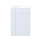 Prism + Writing Pads, Narrow Rule, 5 X 8, Pastel Gray, 50 Sheets, 12-pack