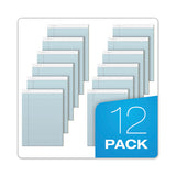 Prism + Writing Pads, Wide-legal Rule, 8.5 X 11.75, Pastel Blue, 50 Sheets, 12-pack