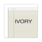 Prism + Colored Writing Pads, Wide-legal Rule, 8.5 X 11.75, Ivory, 50 Sheets, 12-pack