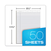 Prism + Writing Pads, Wide-legal Rule, 8.5 X 11.75, Pastel Gray, 50 Sheets, 12-pack