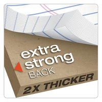 Docket Ruled Perforated Pads, Narrow Rule, 5 X 8, White, 50 Sheets, 12-pack