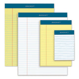 Docket Ruled Perforated Pads, Wide-legal Rule, 8.5 X 11.75, White, 50 Sheets, 12-pack