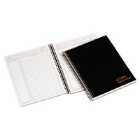 Jen Action Planner, Narrow Rule, Black Cover, 8.5 X 6.75, 84 Sheets