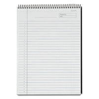 Docket Diamond Top-wire Planning Pad, Wide-legal Rule, Black, 8.5 X 11.75, 60 Sheets