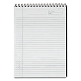 Docket Diamond Top-wire Planning Pad, Wide-legal Rule, Black, 8.5 X 11.75, 60 Sheets