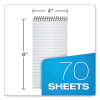 Second Nature Recycled Notebooks, Gregg Rule, 4 X 8, White, 70 Sheets