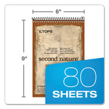 Second Nature Recycled Notebooks, Gregg Rule, 6 X 9, White, 80 Sheets