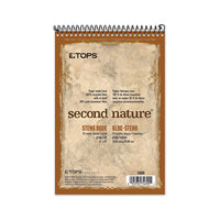 Second Nature Recycled Notebooks, Gregg Rule, 6 X 9, White, 70 Sheets