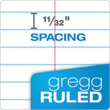 Second Nature Recycled Notebooks, Gregg Rule, 6 X 9, White, 70 Sheets