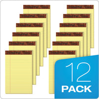 "the Legal Pad" Perforated Pads, Narrow Rule, 5 X 8, Canary, 50 Sheets, Dozen
