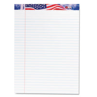 American Pride Writing Pad, Wide-legal Rule, 8.5 X 11.75, White, 50 Sheets, 12-pack