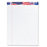 American Pride Writing Pad, Wide-legal Rule, 8.5 X 11.75, White, 50 Sheets, 12-pack