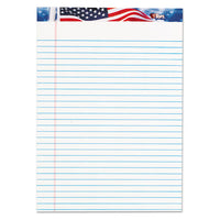 American Pride Writing Pad, Wide-legal Rule, 8.5 X 11.75, White, 50 Sheets, 12-pack