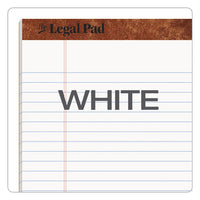 "the Legal Pad" Ruled Pads, Wide-legal Rule, 8.5 X 11.75, White, 50 Sheets, Dozen