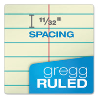 Gregg Steno Books, Gregg Rule, 6 X 9, Green Tint, 80 Sheets