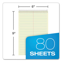 Gregg Steno Books, Gregg Rule, 6 X 9, Green Tint, 80 Sheets