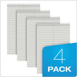 Prism Steno Books, Gregg Rule, 6 X 9, Gray, 80 Sheets, 4-pack
