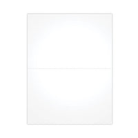 Blank Cut Sheets For W-2 Or 1099 Tax Forms, 2-up Style, 8.5 X 11, White, 100-pack