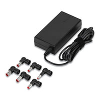 Semi-slim Laptop Charger For Various Devices, 90w, Black