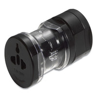 World Traveler Ac Power Adapter, 110 To 250v Ac, Black