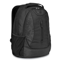 Ascend Backpack, 16", 12.5 X 7 X 18.6, Polyester, Black