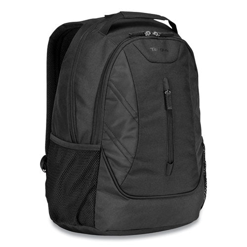 Ascend Backpack, 16", 12.5 X 7 X 18.6, Polyester, Black