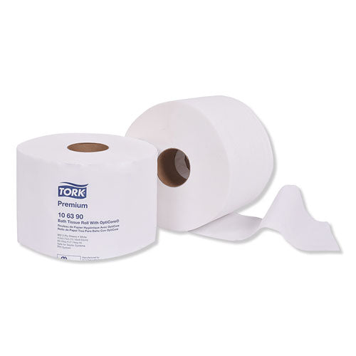 Premium Bath Tissue Roll With Opticore, Septic Safe, 2-ply, White, 800 Sheets-roll, 36-carton