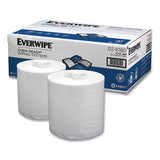 Chem-ready Dry Wipes, 5 X 2.16, White, 180-roll, 6 Rolls-carton