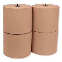 Basic Paper Wiper Roll Towel, 7.68" X 1150 Ft, Natural, 4 Rolls-carton