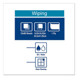 Heavy-duty Paper Wiper, 9.25 X 16.25, White, 90 Wipes-box, 10 Boxes-carton