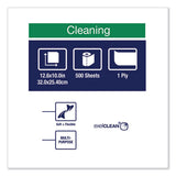 Cleaning Cloth, 12.6 X 10, White, 500 Wipes-carton