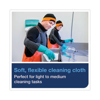 Industrial Cleaning Cloths, 1-ply, 16.34 X 14, Gray, 120 Wipes-pack, 4 Packs-carton