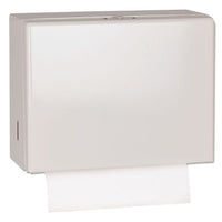 Singlefold Hand Towel Dispenser, 11.75 X 5.75 X 9.25, White