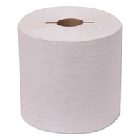 Universal Hand Towel Roll, Notched, 8" X 630 Ft, Natural, 6 Rolls-carton