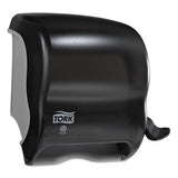 Compact Hand Towel Roll Dispenser, 12.49 X 8.6 X 12.82, Smoke