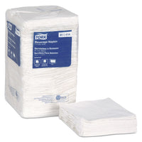 Universal Beverage Napkin, 1-ply,9.125x9.125, 1-4 Fold,poly-pack,white, 4000-ct