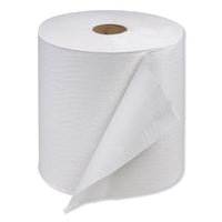 Hardwound Roll Towel, 7.88" X 1000 Ft, White, 6 Rolls-carton