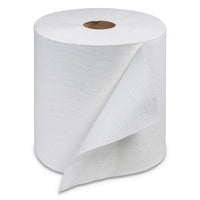 Universal Hand Towel Roll, 7.88" X 800 Ft, White, 6 Rolls-carton