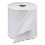 Universal Hand Towel Roll, 7.88" X 800 Ft, White, 6 Rolls-carton