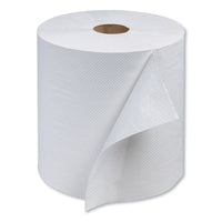 Advanced Hardwound Roll Towel, 7.88" X 800 Ft, White, 6 Rolls-carton