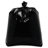 Low-density Can Liners, 10 Gal, 1 Mil, 24" X 23", Black, 500-carton