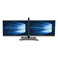 Dual Full Motion Arm Desk Stand For 13" To 27" Monitors, Up To 26 Lbs-arm, Black