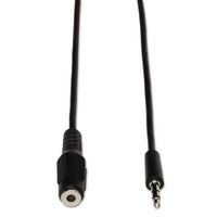3.5mm Mini Stereo Audio Extension Cable For Speakers And Headphones (m-f), 6 Ft.