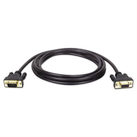 Vga Monitor Extension Cable, 640 X 480 (hd15 M-f), 6 Ft., Black