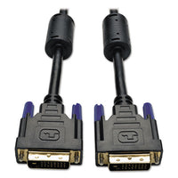 Dvi Dual Link Cable, Digital Tmds Monitor Cable, Dvi-d (m-m), 6 Ft., Black