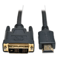 Hdmi To Dvi-d Cable, Digital Monitor Adapter Cable (m-m), 1080p, 6 Ft., Black