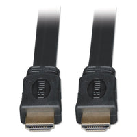 High Speed Hdmi Flat Cable, Ultra Hd 4k, Digital Video With Audio (m-m), 6 Ft.